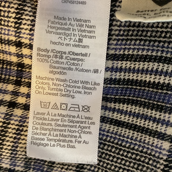 Madewell / Westland shirt in Dublin plaid cotton flannel size M - Picture 5 of 6